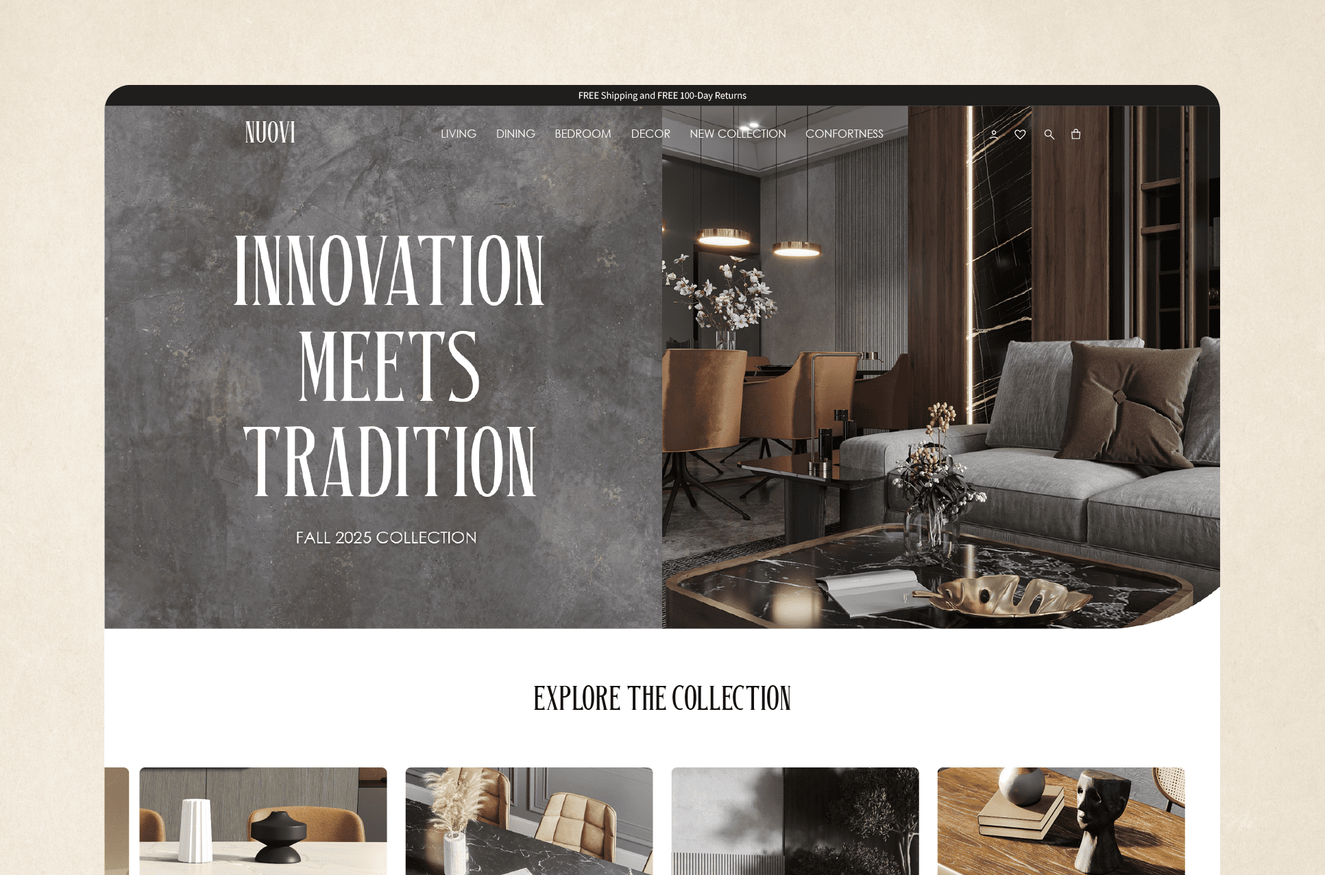 עיצוב אתר חנות רהיטים - לחצו לצפייה בפרויקט